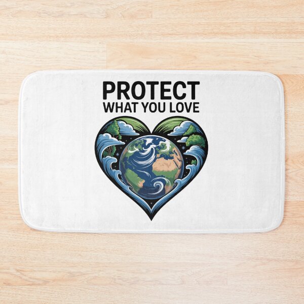 Item preview, Protect What You Love Earth Ocean Heart designed and sold by proearth2022.