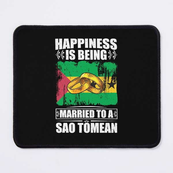 Item preview, Happiness Is Being Married To A Sao Tomean designed and sold by GabbyKash.
