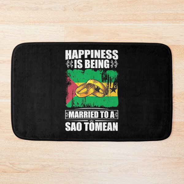 Item preview, Happiness Is Being Married To A Sao Tomean designed and sold by GabbyKash.