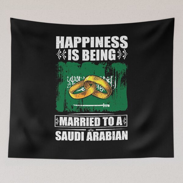 Item preview, Happiness Is Being Married To A Saudi Arabian designed and sold by GabbyKash.