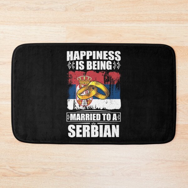 Item preview, Happiness Is Being Married To A Serbian  designed and sold by GabbyKash.