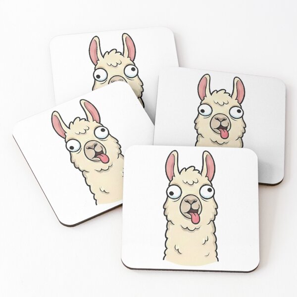 Item preview, Funny Derpy Llama Cartoon designed and sold by k3rstman1.