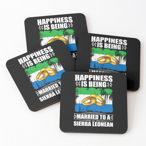 Item preview, Happiness Is Being Married To A Sierra Leonean  designed and sold by GabbyKash.