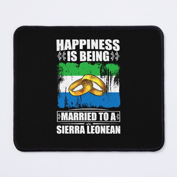 Item preview, Happiness Is Being Married To A Sierra Leonean designed and sold by GabbyKash.