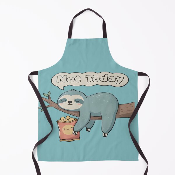 Item preview, Lazy Sloth Sticker – Not Today Funny Relaxed Shirt designed and sold by ZyxDes.