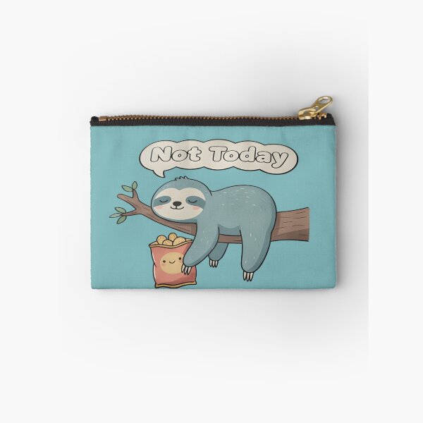 Item preview, Lazy Sloth Sticker – Not Today Funny Relaxed Shirt designed and sold by ZyxDes.