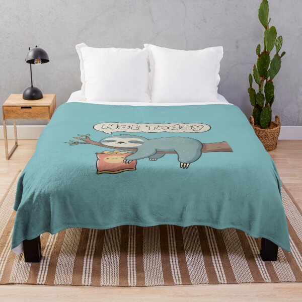 Item preview, Lazy Sloth Sticker – Not Today Funny Relaxed Shirt designed and sold by ZyxDes.