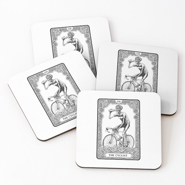 Item preview, Cycling Cyclist Tarot Card Funny Skeleton Bicycle Biker designed and sold by GrandeDuc.