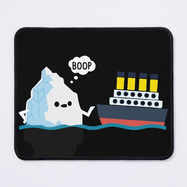 Item preview, Titanic Funny Titanic and Iceberg Boop Parody for Boys Girls designed and sold by farhanhafeez.