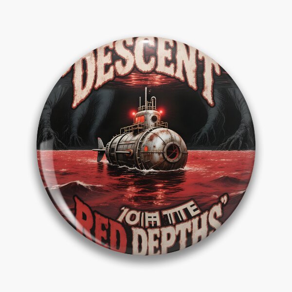 Item preview, iron lung Psychological Horror Submarine T-Shirt | Red Depths Descent designed and sold by Uglyandcute.