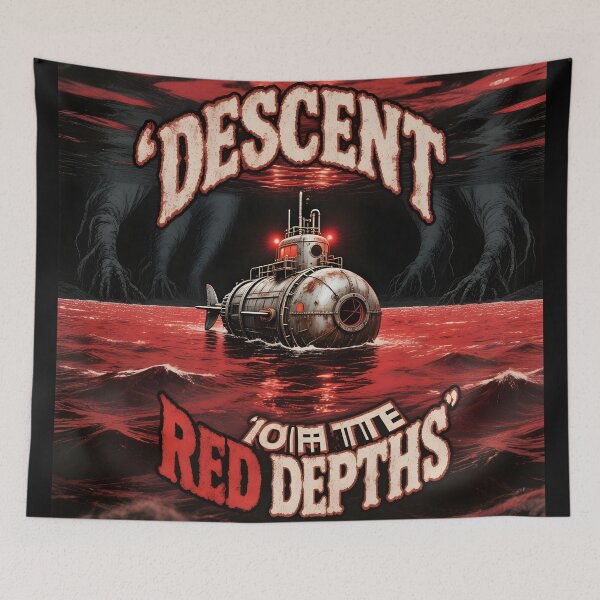 Item preview, iron lung Psychological Horror Submarine T-Shirt | Red Depths Descent designed and sold by Uglyandcute.