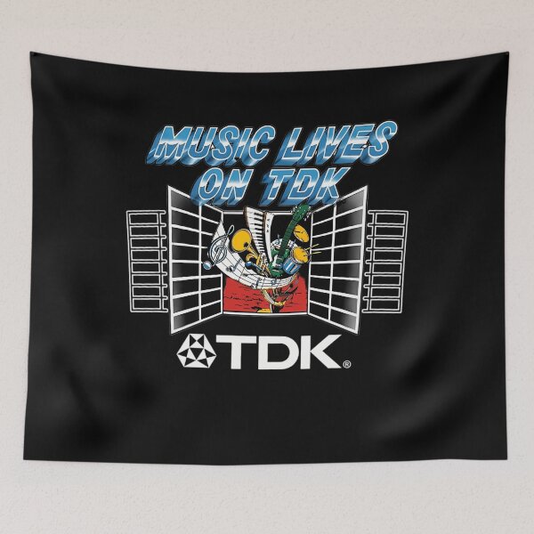 Item preview, Music Lives On Tdk Stranger Things Hopper  designed and sold by mintyglitch17.