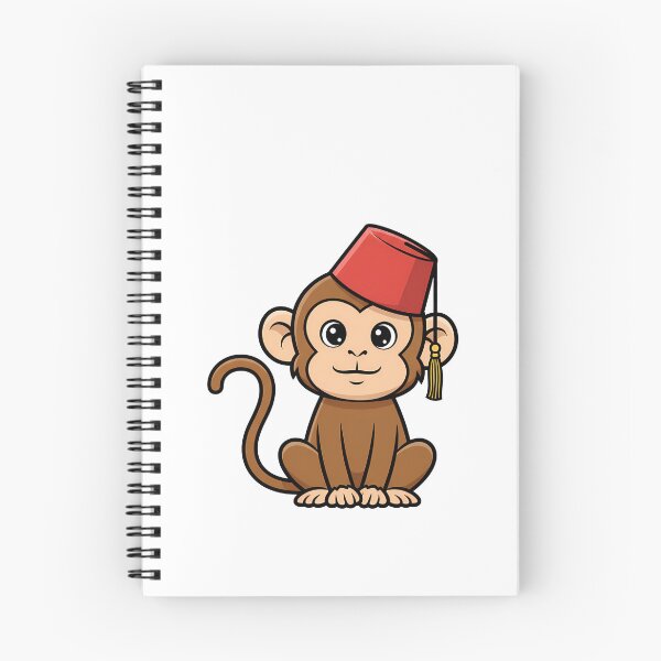 Item preview, Cute Monkey Wearing Red Fez Hat designed and sold by k3rstman1.