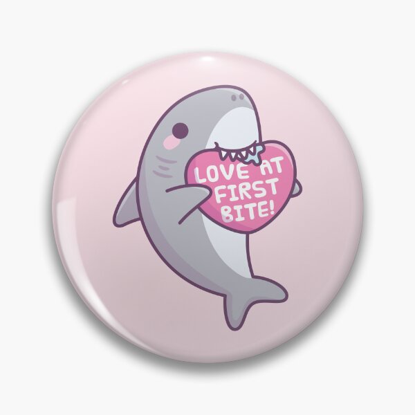 Item preview, Cute Shark Love At First Bite Funny Valentine designed and sold by rustydoodle.