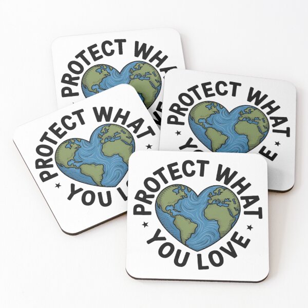Item preview, Protect What You Love Earth Heart Badge designed and sold by proearth2022.