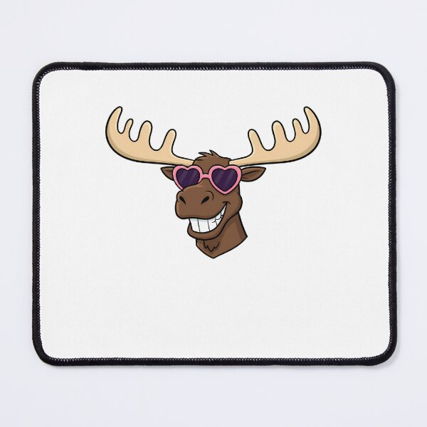 Item preview, Happy Moose Pink Heart Sunglasses designed and sold by k3rstman1.