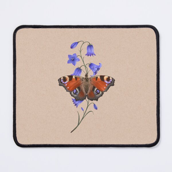 Item preview, Peacock Butterfly on Campanula designed and sold by Caitie-M.