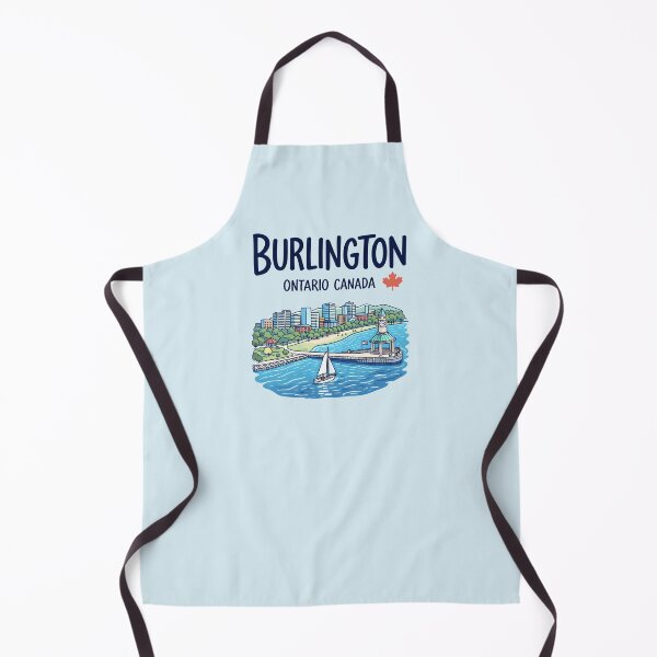 Item preview, Burlington Ontario Canada Cute Color Landscape Skyline designed and sold by HowToCanadian.
