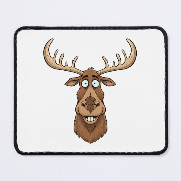 Item preview, Funny Cartoon Moose Animal Face designed and sold by k3rstman1.