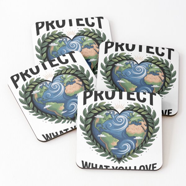 Item preview, Protect What You Love Earth Laurel Wreath designed and sold by proearth2022.