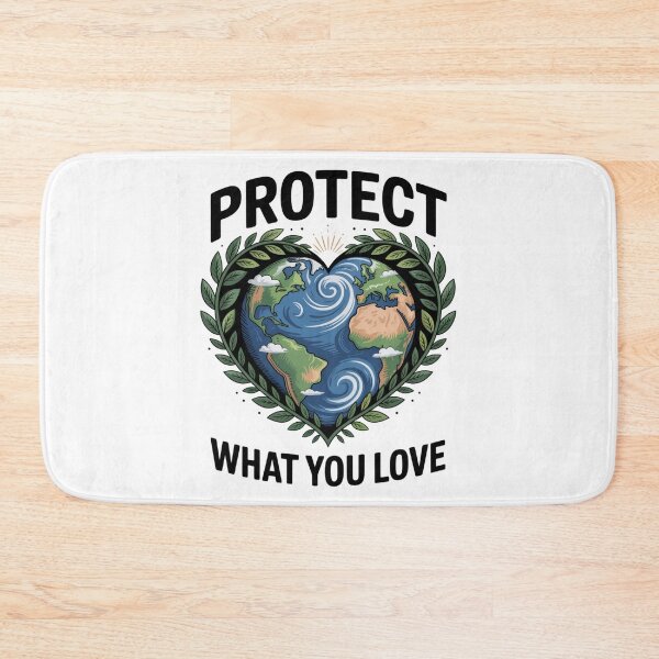 Item preview, Protect What You Love Earth Laurel Wreath designed and sold by proearth2022.