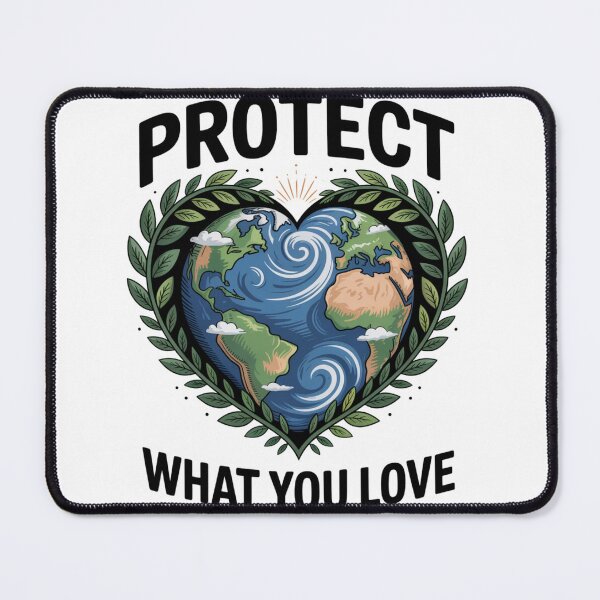 Item preview, Protect What You Love Earth Laurel Wreath designed and sold by proearth2022.