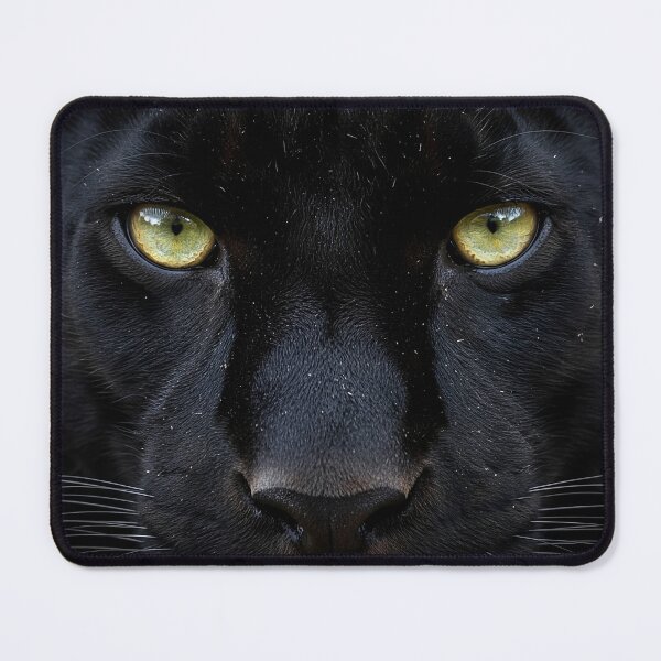 Item preview, Majestic Black Panther Portrait - Intense Gaze & Wild Spirit designed and sold by NaturalBeautySebastian .