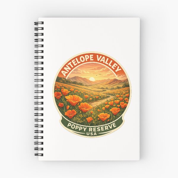 Item preview, Antelope Valley Poppy Reserve Spring Bloom – Wildflower Fields near Lancaster and Mojave Desert Foothills in California designed and sold by Places On Earth.