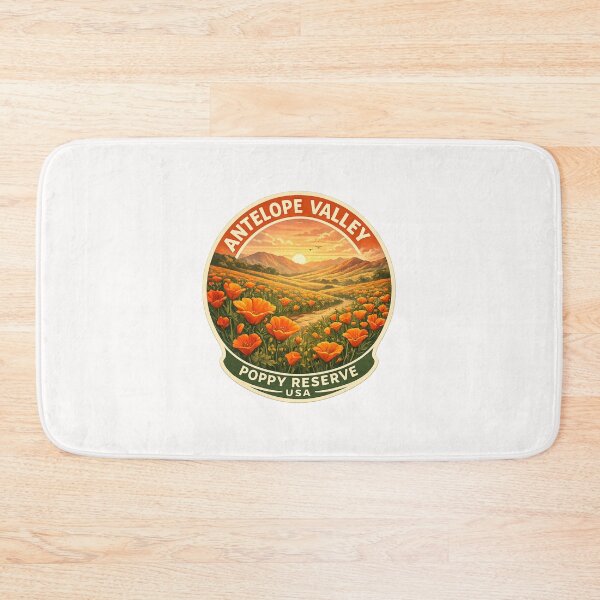 Item preview, Antelope Valley Poppy Reserve Spring Bloom – Wildflower Fields near Lancaster and Mojave Desert Foothills in California designed and sold by Places On Earth.