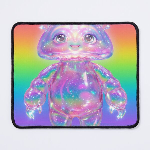 Item preview, Kawaii Sparkle Rainbow Space Creature designed and sold by maboroshilab.