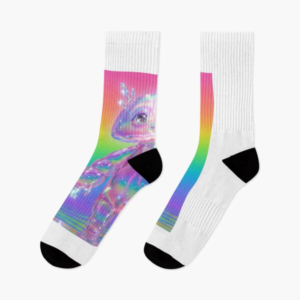 Item preview, Kawaii Sparkle Rainbow Space Creature designed and sold by maboroshilab.