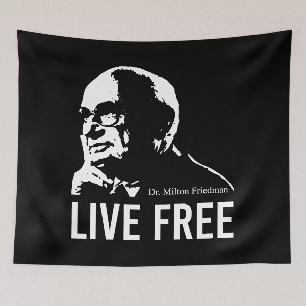 Item preview,  Milton Friedman - Live Free designed and sold by Nabil  Nasr.