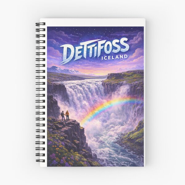 Item preview, Dettifoss Waterfall in Vatnajökull National Park, Iceland – Rainbow Viewpoint in Jökulsárgljúfur Canyon designed and sold by Places On Earth.