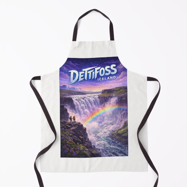 Item preview, Dettifoss Waterfall in Vatnajökull National Park, Iceland – Rainbow Viewpoint in Jökulsárgljúfur Canyon designed and sold by Places On Earth.