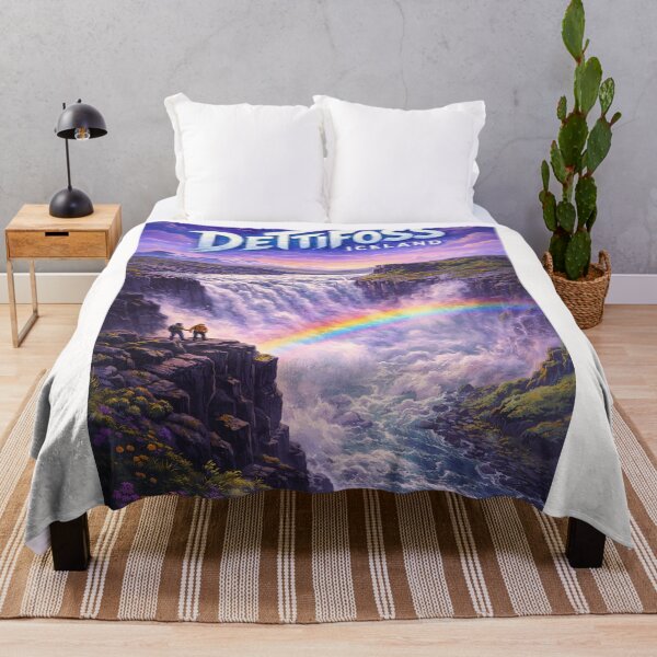 Item preview, Dettifoss Waterfall in Vatnajökull National Park, Iceland – Rainbow Viewpoint in Jökulsárgljúfur Canyon designed and sold by Places On Earth.
