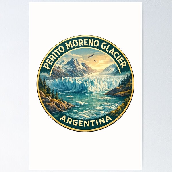 Item preview, Perito Moreno Glacier in Los Glaciares National Park – Patagonian Ice Field and Lake Argentino View in Santa Cruz, Argentina designed and sold by Places On Earth.
