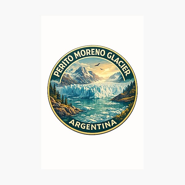 Item preview, Perito Moreno Glacier in Los Glaciares National Park – Patagonian Ice Field and Lake Argentino View in Santa Cruz, Argentina designed and sold by Places On Earth.