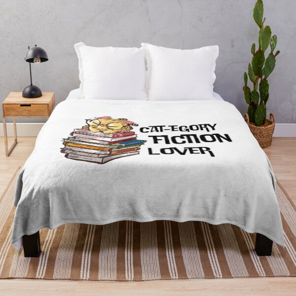 Item preview, Funny Book Cat Lover Quote Cat-egory Fiction Lover designed and sold by Artycom.