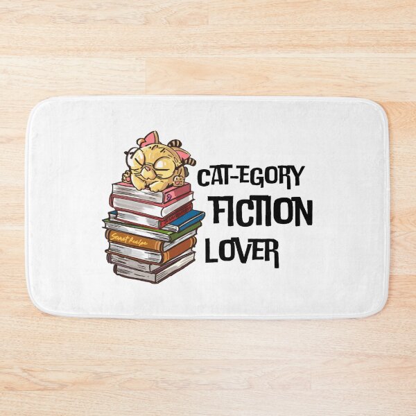 Item preview, Funny Book Cat Lover Quote Cat-egory Fiction Lover designed and sold by Artycom.