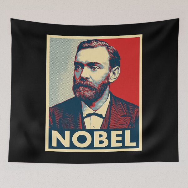 Item preview,  Alfred Nobel Hope Style Retro Poster Art designed and sold by Abhisome.