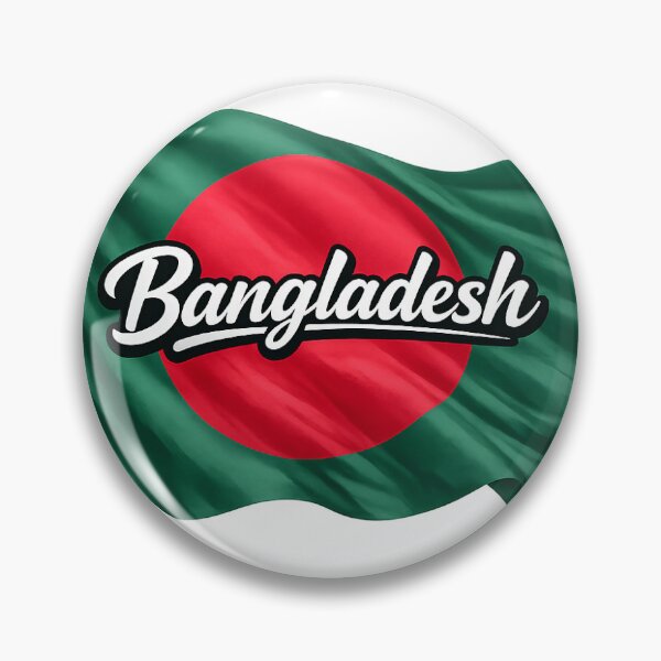 Item preview, Bangladesh Waving Flag Typography – Bangladeshi National Pride Travel Design designed and sold by GarnerSupplyCo.