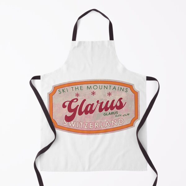 Item preview, Glarus, Switzerland, Glarus, Ski, textured skiing badge designed and sold by Wanderful-roads.