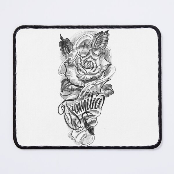 Item preview, Family Rose Chicano Style Tattoo Art designed and sold by Prolificreate.