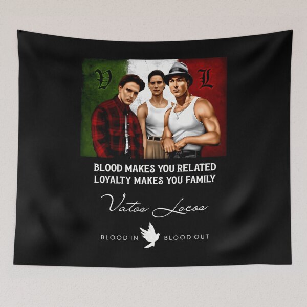 Item preview, 44 Blood Make You Related - Blood In Films Blood Out - Loyalty Make You Family designed and sold by MadMaxStore.