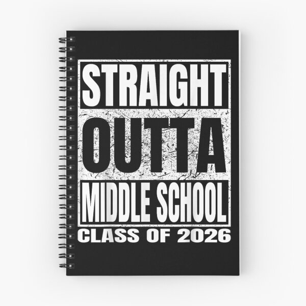 Item preview, Straight Outta Middle School Class of 2026 Graduation Promotion Gift Idea designed and sold by MiteKangerin.