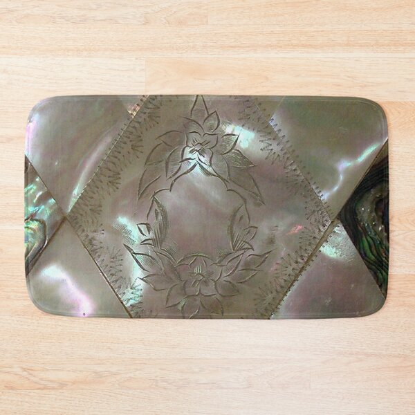 Item preview, 1860s Mother of Pearl and Abalone Engraved Card Case designed and sold by AnimaliaStar.