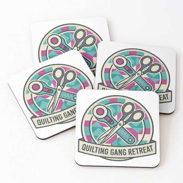 Item preview, Quilt Retreat Squad Badge | Crafty Sewing Emblem designed and sold by Twenty2Creative.