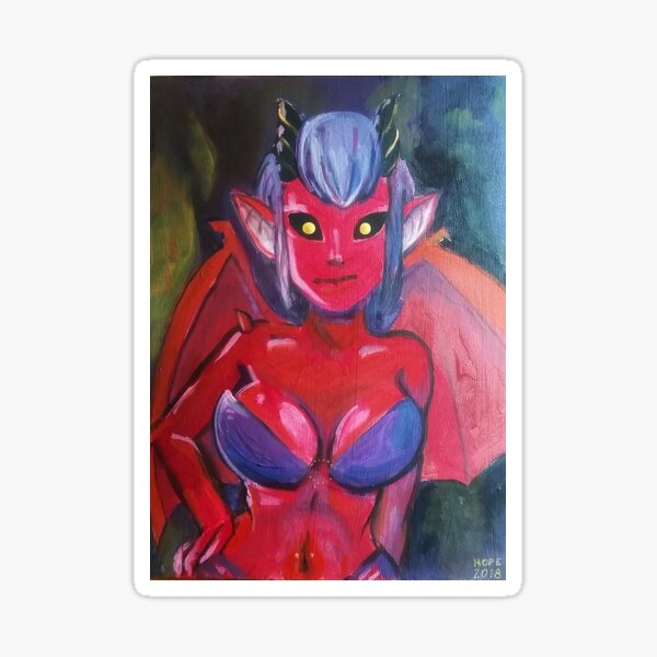Your own, personal Demon. Sticker