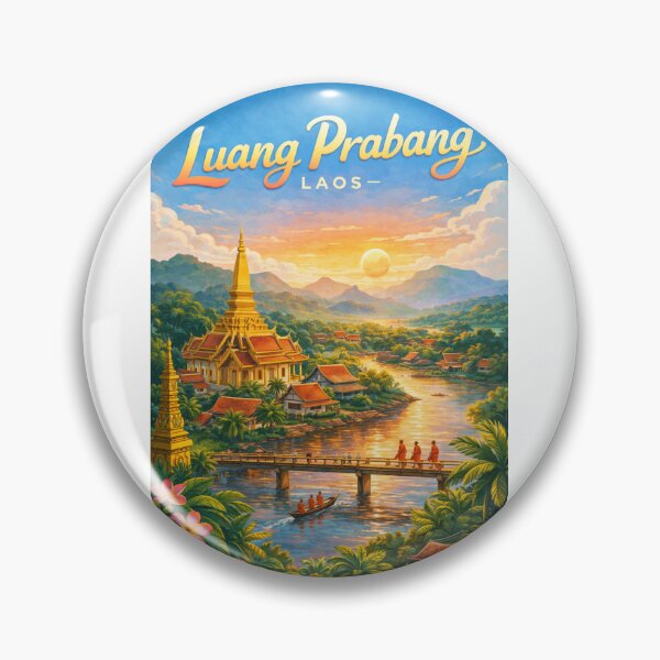 Item preview, Luang Prabang Monks and Temples – Mekong River and Golden Pagodas in Northern Laos Heritage Town designed and sold by Aryabek.