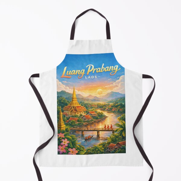 Item preview, Luang Prabang Monks and Temples – Mekong River and Golden Pagodas in Northern Laos Heritage Town designed and sold by Aryabek.